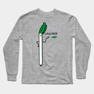 Funny leek smokes leek Long Sleeve T-Shirt